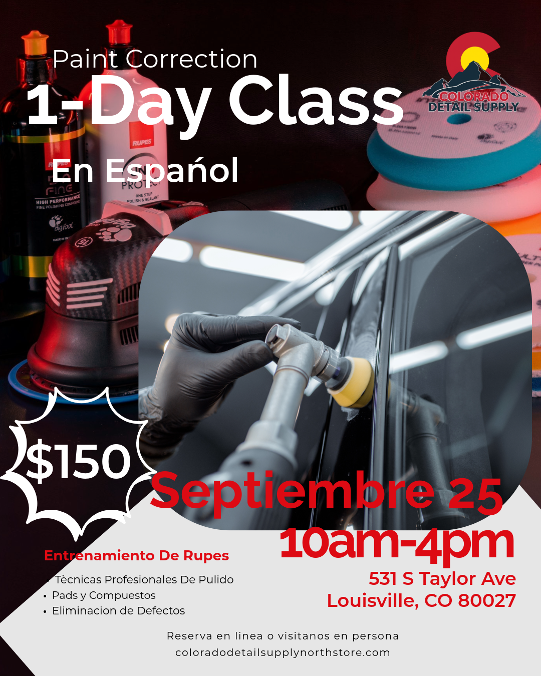 RUPES Training Spanish Course September 25th