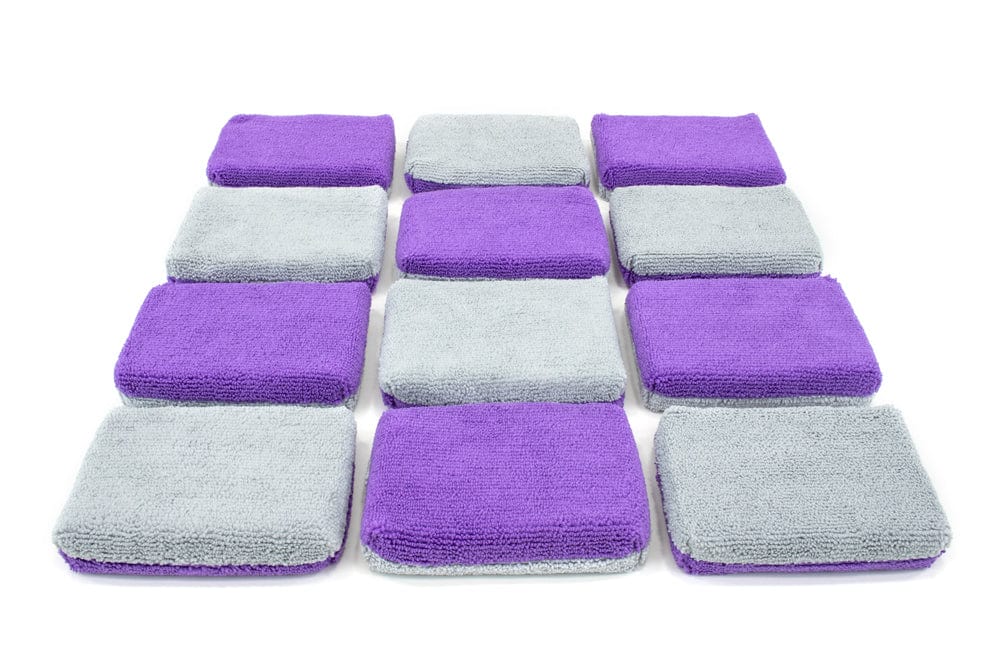 Microfiber Coating Applicator Sponge W/ Plastic Barrier