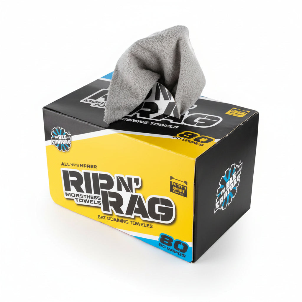 Rip N Rag-Mult-Purpose Microfiber x 1 (80 Count Roll) 180 GSM