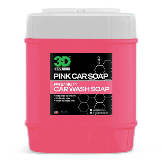 Pink Car Soap 5 Gallon - Not Available for Shipping