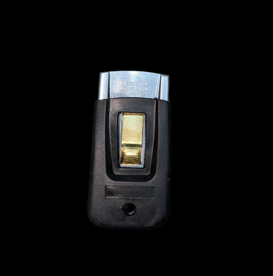 Push Button Blade Holder w/ Rubber Grip