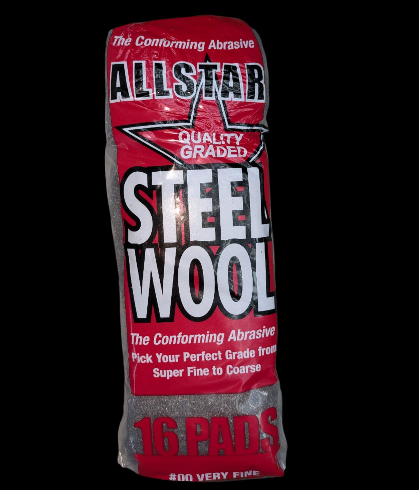 "00 Steel Wool Sleeve Very Fine 16 Pad