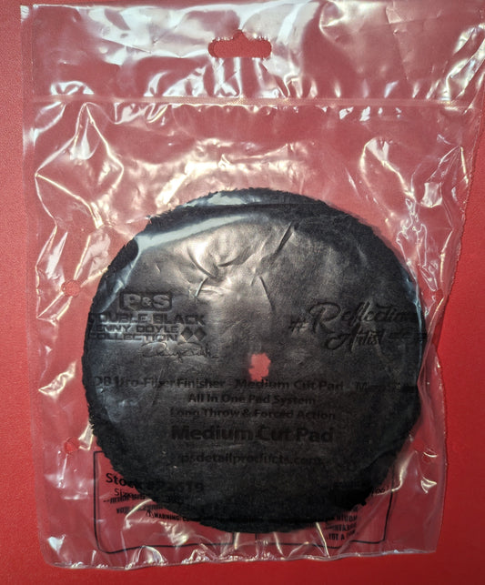 DB Freeride Micro Fiber Pad - Black Medium Cut - 5"pad