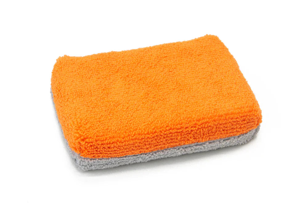 Microfiber Coating Applicator Sponge with Plastic Barrier