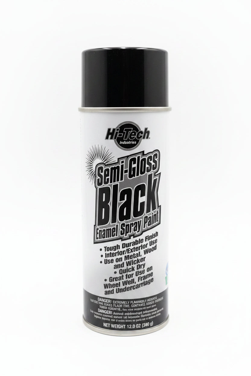 Semi gloss Black enamel spray paint