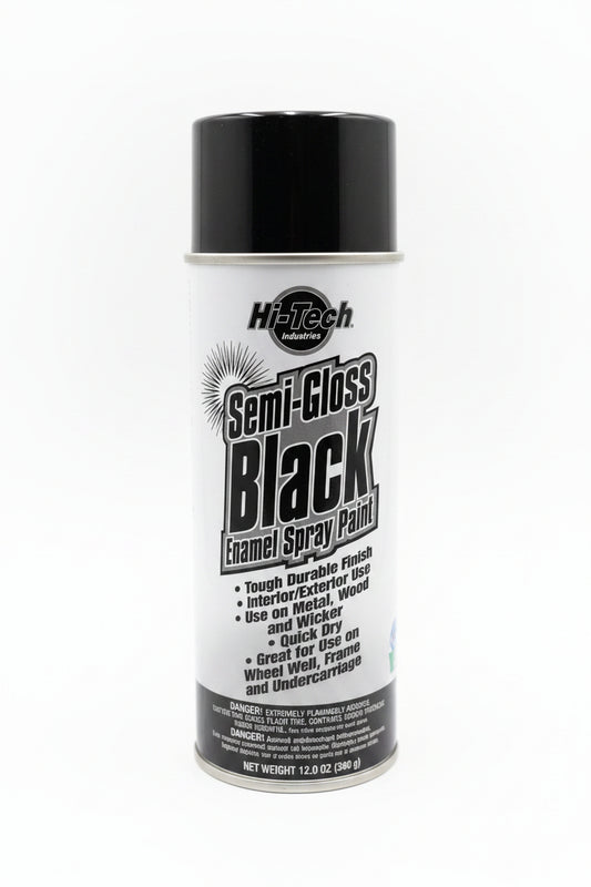 Semi gloss Black enamel spray paint