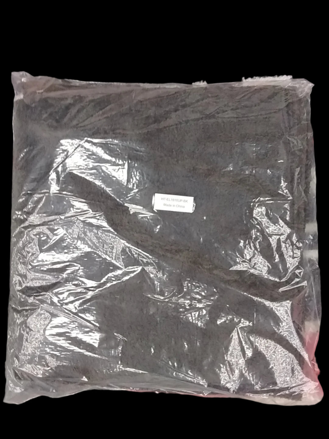 Edgeless Ultra Plush Towels 450gsm Black  - 16" x 16" - 12/bag